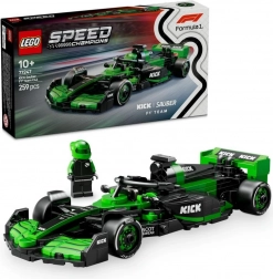 lego speed champions kick sauber f1 tím c44 pretekárske vozidlo