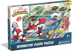 Podlahové puzzle s interaktívnym perom SPIDEY – 24 dielikov