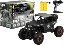 RC auto jeep 1:18 čierne