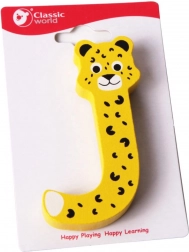 Classic World Drevené písmeno J