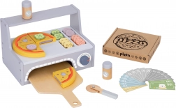 Tooky Toy drevený pizza set s doplnkami