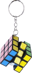 Prívesok na kľúče s mini hlavolamovou kockou 3×3