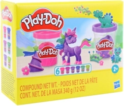 Play-Doh trblietavá kolekcia – sada 6 kelímkov modelíny