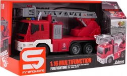 Hasičský voz 1:16 s vodou, svetlom a zvukom