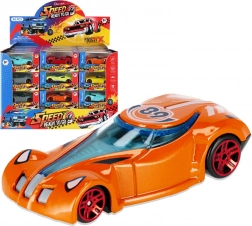 Kovové pretekárske autíčko 8 cm