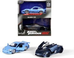 Rýchlo a zbesilo Twin Pack Brianovo Porsche 996 GT3 RS a Shawov McLaren 720S, 1:32