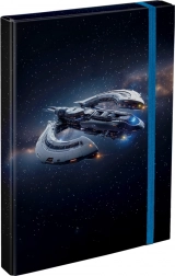 Dosky na školské zošity A4 - Vesmírna loď