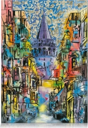 Kovové puzzle Galatská veža 1000 dielikov