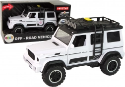 Biele terénne auto 1:14 so zvukmi a svetlami