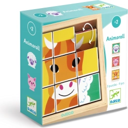 Otáčavé puzzle Farma Djeco