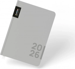 Diár A5 Týždenný 2026 Sivý Pastelini
