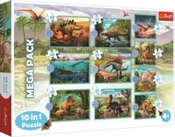 Puzzle 10 v 1 dinosauri