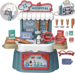 Woopie 3v1 sada malého lekára v kufríku a taške, 21 dielov