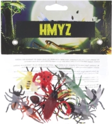 Sada plastových figúrok hmyzu 12 ks