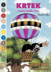 Omaľovánka A5 Krtko – maľuj podľa čísel