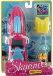 Vodný skúter pre bábiky – sada s vestou a doplnkami