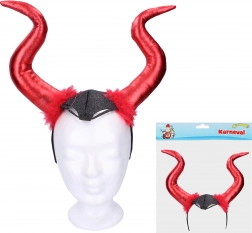 Čertovské rohy s čelenkou