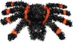 Závesná dekorácia pavúk 33 × 23 cm