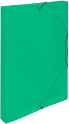 Krabica s gumovým úchytom A4 Lines zelená