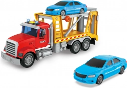 Ťahač s autom so svetelnými a zvukovými efektmi 32 cm