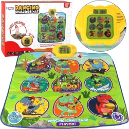 hudobná podložka dinosaury – tanečná a zručnostná hra woopie