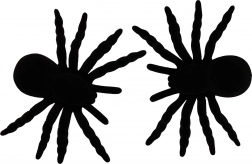 Dekoratívne pavúky 11 cm – sada 2 ks