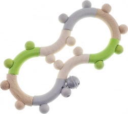 Hess drevené motorické hrkálka v tvare osmičky
