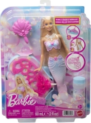 Barbie Bubbletastic morská panna s bublinkovou plutvou