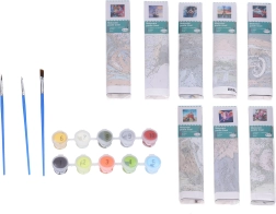 Kreatívna sada maľovania podľa čísel - mix 30x40 cm