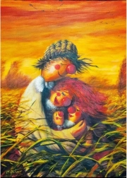 Puzzle rodina strašiakov 1000 dielikov MAGNOLIA