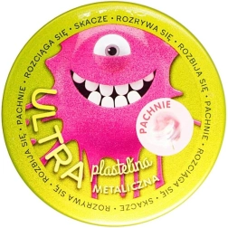 Vonná ultra plastelína ružová metalická s vôňou cukrovej vaty 128 g