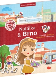 Natálka a Brno: Mesto plné samolepiek – samolepková knižka