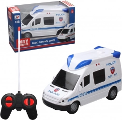 Diaľkovo ovládané policajné auto