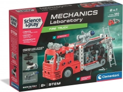 Mechanická laboratóriá – hasičské auto CLEMENTONI Science & Play