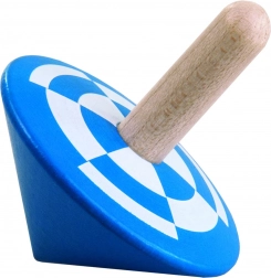 DETOA drevená točiaca káča – modrá