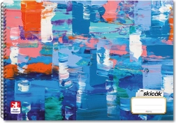 Skicák A4 so špirálovou väzbou pre olejomaľbu