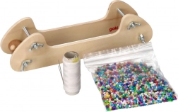 GOKI Drevený tkací rámik na korálky