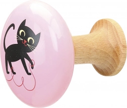 Drevené vešiaky Mačička a Červený ornament