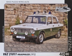 Puzzle RETRO-AUTÁ VAZ 21011 Volkspolizei 40 dielov
