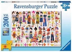 Ravensburger puzzle kvety a priatelia 200 dielikov