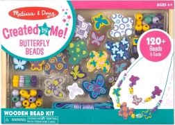Drevené koráliky motýliky – kreatívna sada na šperky (MELISSA & DOUG)