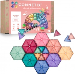 Connetix Pastel Mega Pack magnetické stavebnice 202 dielov