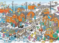 Puzzle JUMBO Jan van Haasteren – Expedícia na Južný pól, 1000 dielikov