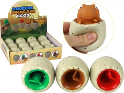Antistresová hračka dinosaurus v vajíčku Squishy