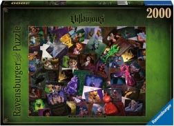 2D puzzle 2000 prvkov Villainous. Všetci zloduchovia