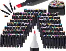 Obojstranné fixky v puzdre - 168 kusov