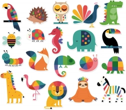 VILAC magnetky dúhové zvieratká, 20 ks