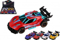 Športové autíčko kovové 14 cm na spätné natiahnutie