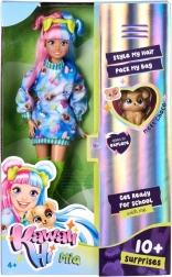 Bábika Kawaii Hi Mia a psík Choco