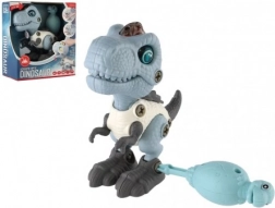 Skrutkovací dinosaurus so svetlom a zvukom, 12 cm